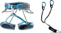 Via Ferrata Twist Tech Captur Pro Swivel Set - Ocun, Farba:Grey / Blue, Veľkosť:XS-M