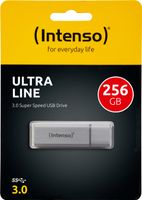 Intenso Ultra Line USB Stick 3.0, 256 GB, Silber, mit Kappe