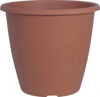 Pflanzkübel NEVADA rund aus Kunststoff, Farbe:terracotta, Durchmesser:15 cm