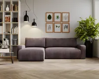 Ecksofa L-form, Couch mit Schlaffunktion und