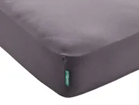 Spannbettlaken »Berlin« Bettlaken BxL+H 140x200+30 cm Dunkelgrau Microsatin Hautfreundlich für Boxpringbetten Matratzen bis 30 cm Höhe 202092