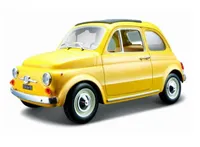 Fiat 500 F 1965 Gelb 1:24 BBURAGO