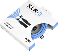 RODE XLR3M-B XLR Verbindungskabel 3 m Blau (400832811)