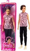 Mattel DWK44, HBV27 - Barbie Ken Fashionistas Pink Hoodie