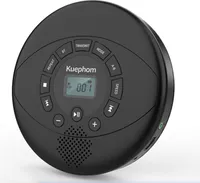 ZELURXX MP3, Bluetooth CD Player, mit Audio Schnittstelle, Tragbar, USB Aufladung, Geeignet für den Einsatz zu Hause oder unterwegs, 13,8 x 13,8 x 2,5 cm