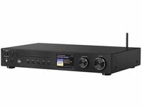 Soundmaster ICD4350 Schwarz Netzwerk-HiFi-Receiver WLAN Bluetooth CD-Player 230V