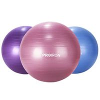 PROIRON Gymnastikball Ø55cm mit Pumpe Übung Yoga Balance Ball Pezziball Sitzball