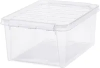 SmartStore Aufbewahrungsbox CLASSIC 15 14 Liter transparent / weiß