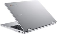 Acer Chromebook Spin 311 CP311-3H-K95V 29,46cm(11,6 Zoll) HD IPS MediaTek Octa-Core ARM Cortex A73/A53 (MT8183), 4 GB RAM, 64 GB eMMC, Mali-G72 MP3 GPU, Google Chrome OS, QWERTZ, Silber