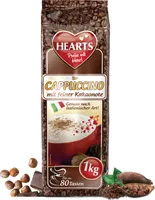 HEARTS Cappuccino z delikatną nutą kakao 1 kg kawy rozpuszczalnej w proszku