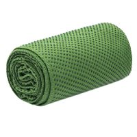 Mikrofaser-Yoga-Handtuch, hautfreundliches, schweissabsorbierendes, rutschfestes, maschinenwaschbares Yoga-Handtuch mit Tragetasche