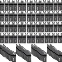 VEVOR 100x Multitool Sägeblätter Oszillierendes Zubehör Set HCS+Edelstahl Multitool Segmentsägeblatt 1-3/8 Zoll Multifunktionswerkzeug Zubehör Set 45-47 HRC