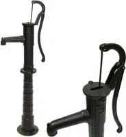 Guss Handschwengelpumpe SCHWARZ Schwengelpumpe + Ständer Wasserpumpe 55914+55915