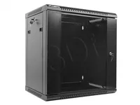 Lanberg szafa wisząca rack 19" 12U/600X450 drzwi szklane czarne