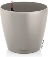 LECHUZA-Pflanzgefäß CLASSICO Color 70 Sandbraun | Pflanzgefäß mit Bewässerungssystem | matte Oberfläche | Ø 70 x 64,5 cm | 13423