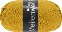 Lana Grossa MEILENWEIT 150 g UNI 6-fach Sockenwolle, Farbe:9242 - Curry