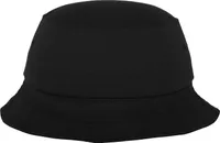Flexfit Baumwolle Twill Bucket Hat Schwarz (5003)