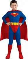 Superman - "Justice League" Kostüm - Kinder BN4835 (M) (Blau/Rot)