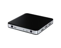 TVIP S-Box v.600 IPTV/OTT 4K UHD Media Player schwarz/silber