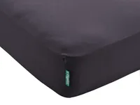 Spannbettlaken »Berlin« Bettlaken BxL+H 180x200+30 cm Schwarz Microsatin Hautfreundlich für Boxpringbetten Matratzen bis 30 cm Höhe 202092