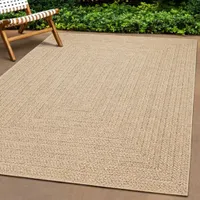 Koberec ZIZUR 100x200 cm jutový vzhľad interiér a exteriér