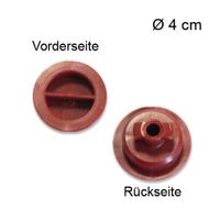 Messerverschluss für Ritter Allesschneider Compact 1 aus Kunststoff rot Ø 4 cm / Multischneider / Ersatzteil