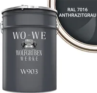 Heizkörperlack Heizungsfarbe Heizkörperfarbe W903 Anthrazitgrau RAL 7016 - 2,5L