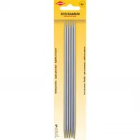 KLEIBER Stricknadel-Set / Strumpfspiele 200 mm x 4,0 mm 5 Aluminium-Stricknadeln