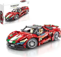 2017 Statische Version Sportwagen Modell 1:14 MOC Klemmbausteine 1238 Teile