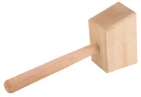 APS 88805 Holz-Hammer, 16 x 8cm, Holz, unlackiert