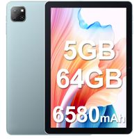 OSCAL Tablet 10 Zoll, 5GB RAM+64GB ROM(1TB erweiterbar), 6580mAh Akku, HD IPS-Bildschirm, Android 12, WiFi, Bluetooth 4.1, Pad60(2023), Blau