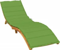 Design Sonnenliegen-Auflage Melange Grün 200x60x4 cm Stoff, Klassische Sofas 2024 Neu