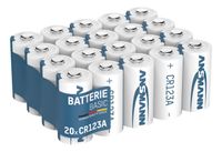 20x CR123A Lithium Batterien 3V / Qualitativ hochwertige Batterien für den Hochstrombereich