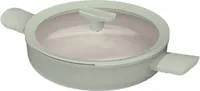 BergHOFF Antihaft Doppelgriffige Schmorbratenpfanne mit Deckel Balance Sage 26cm