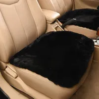 Autositzkissen-Set, Ultraweiche Plüschkissen für maximalen Komfort, Ergonomisch, Rutschfest & Atmungsaktiv für Auto - COZYCAR Schwarz