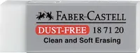 FABER-CASTELL Kunststoff Radierer DUST FREE grau