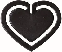 Büroklammern Herzklip 30mm VE=1000 Stück schwarz