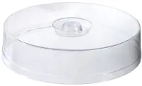 Topper na tort, przezroczysty i płaski, Ø 29,5 cm, wysokość 7 cm