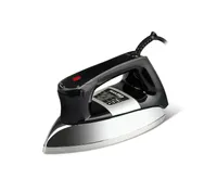 Girmi ST91 Trocken-Bügeleisen Aluminium-Sockelplatte 900 W Schwarz, Metallisch