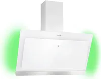 Klarstein digestoř 90 cm, digestoř s filtrem s aktivním uhlím, digestoř s průtokem vzduchu 563 m³/h, nástěnná digestoř s RGB-LED, tichá digestoř 90 cm