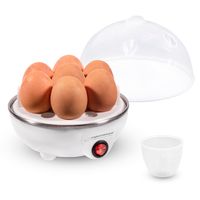 Esperanza EKE001 EGG MASTER Eierkocher für 1 bis 7 Eier mit Einsatz Messbecher