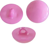 10 x Ösenknopf, 15 mm, helllila
