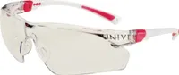 Schutzbrille 506 UP EN 166,EN 170 Bügel weiß rosa,Scheibe klar PC UNIVET