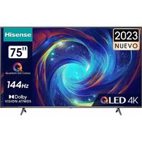 Hisense 75E7KQ PRO, 190,5 cm (75"), 3840 x 2160 Pixel, QLED, Smart-TV, WLAN, Grau