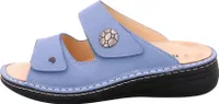 Finn Comfort Damen Pantoletten MOOREA 29571-38, 29571-39, 29571-40, 29571-41, 29573-38, 29573-39, 29573-40, 29573-41, 29592-38, 29592-39, 29592-40, 29592-41 FCO-2642 blue 40 [Schuhe Frau]