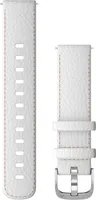 Garmin 010-12932-09, Kapela, Chytré hodinky, Bílá, Garmin, Captain Marvel, Rey™, vívoactive® 4S, vívomove® 3S,, Kůže, Stříbrná
