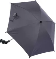 Titaniumbaby Universal Sonnenschirm für Kinderwagen und Buggys, 75 cm, UV 50+, Dunkelgrau