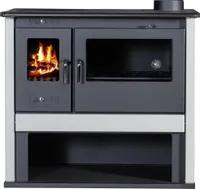 EEK A Kaminofen Küchenofen Holzherd BImSchV II Victoria VIKI LUX  Еlfenbein