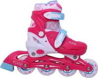 Łyżworolki Street Rider regulowane różowe rozmiar 27-30