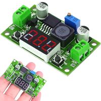 DC-DC Converter 3.2V - 35V AZ-Delivery Verstellbarer  Stromversorgung Netzteil mit LCD Adapter Step-Down Modul Spannungsregler Voltmeter Retoo